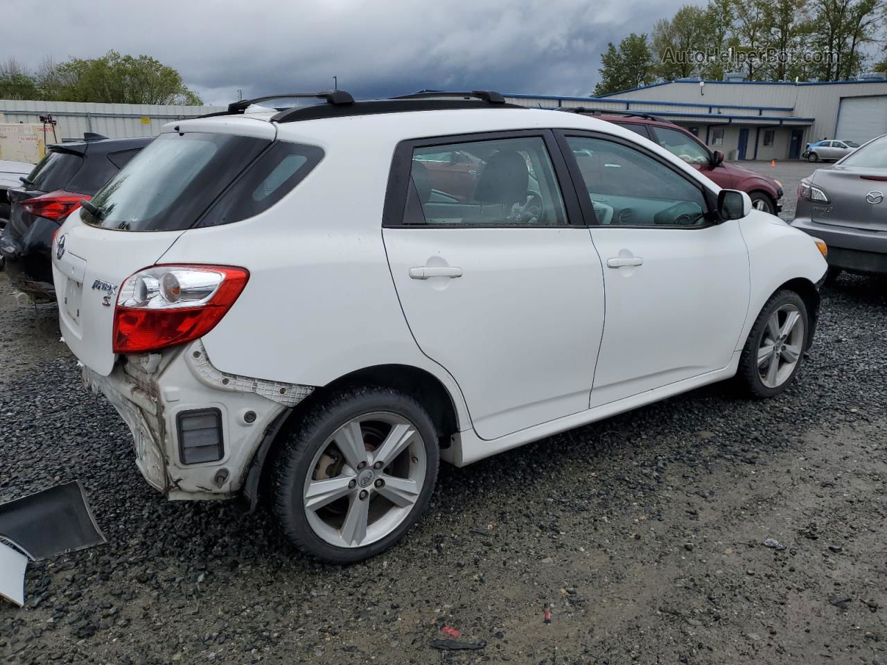 2010 Toyota Corolla Matrix S White vin: 2T1KE4EE0AC040592