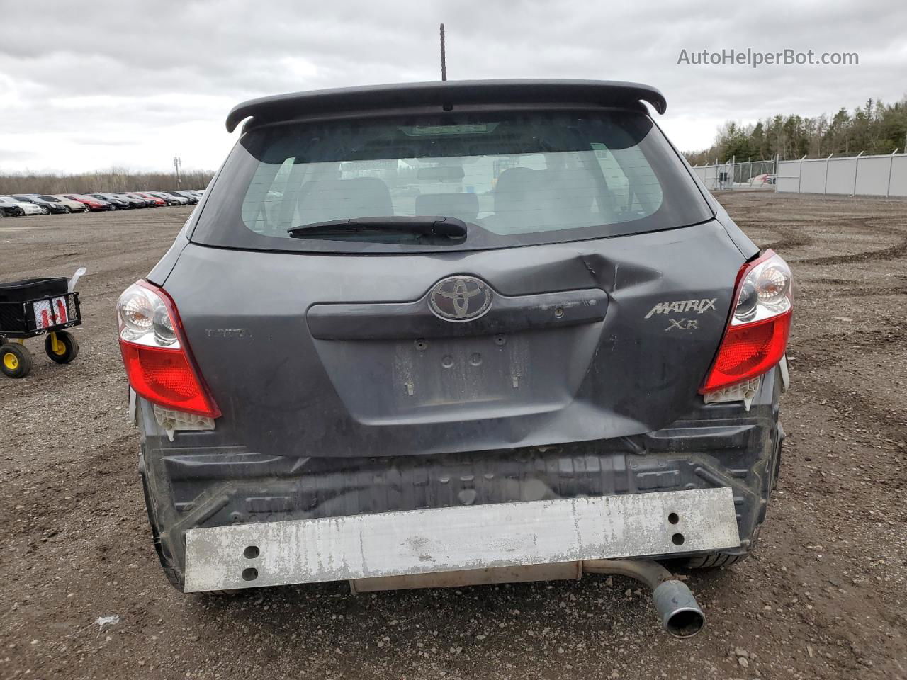 2010 Toyota Corolla Matrix S Gray vin: 2T1KE4EE1AC041718