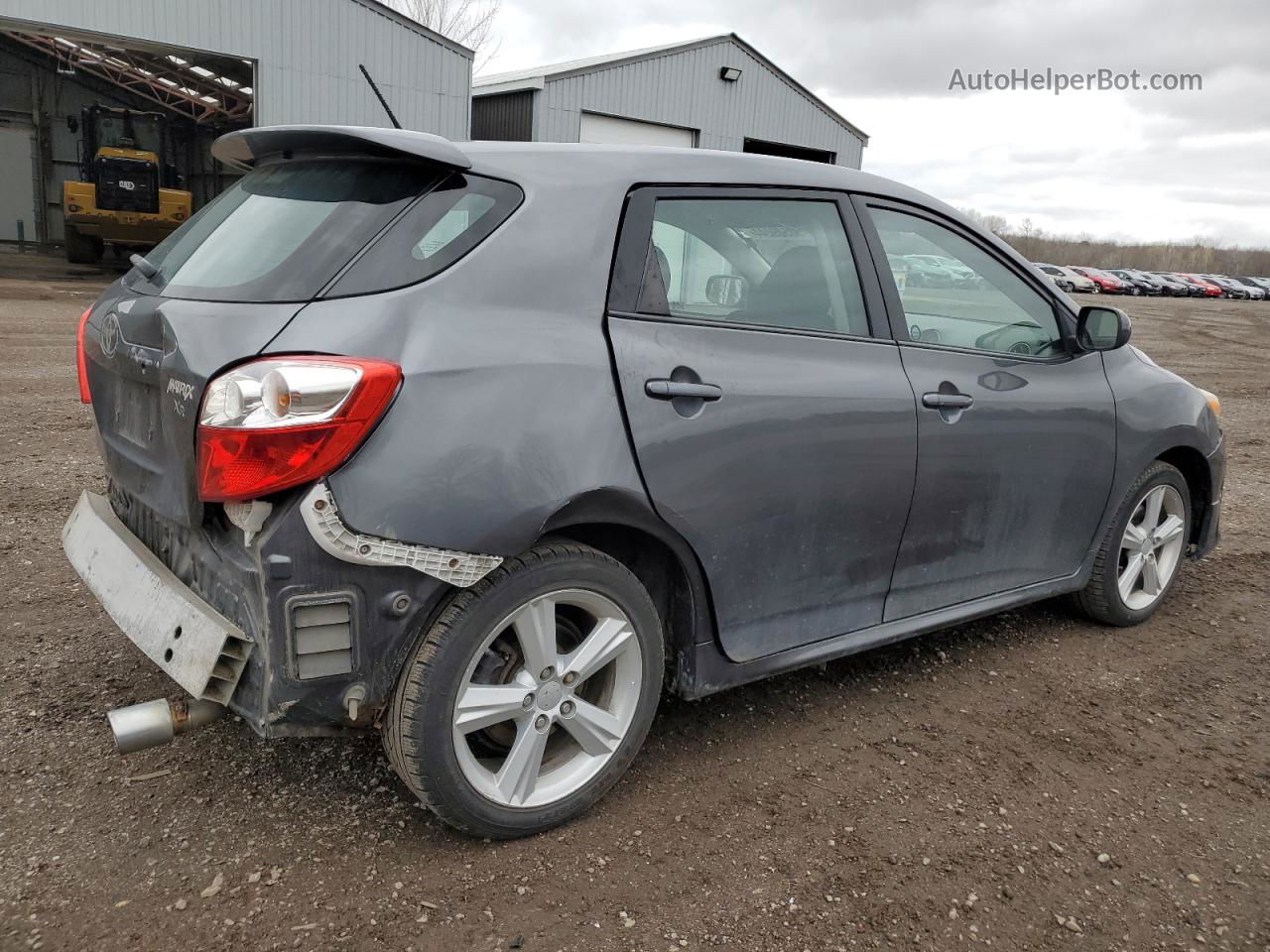 2010 Toyota Corolla Matrix S Gray vin: 2T1KE4EE1AC041718