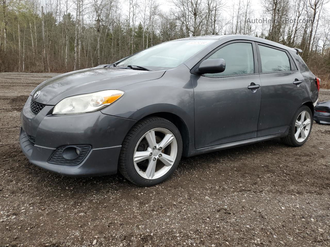 2010 Toyota Corolla Matrix S Gray vin: 2T1KE4EE1AC041718