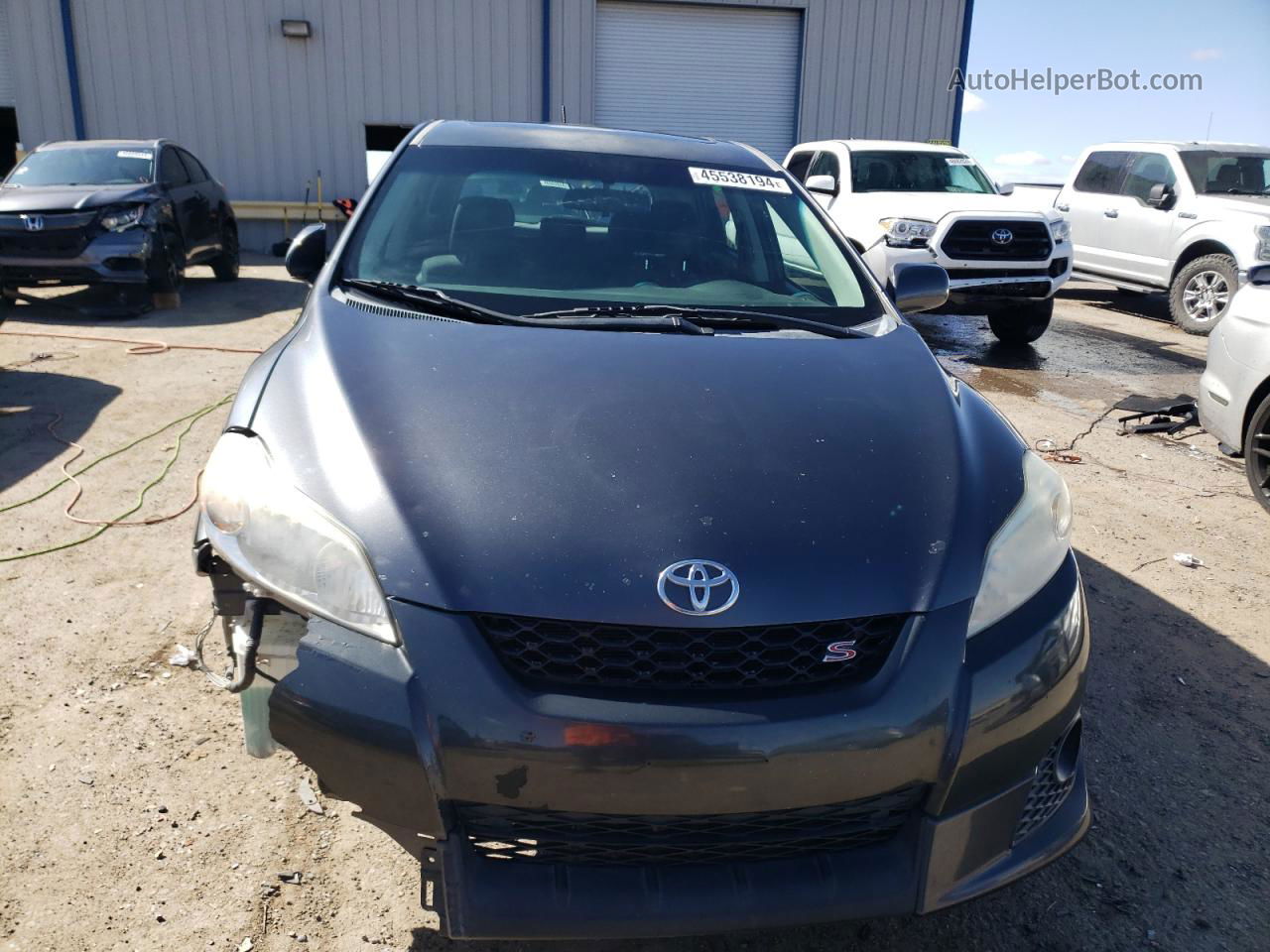 2010 Toyota Corolla Matrix S Charcoal vin: 2T1KE4EE3AC040795