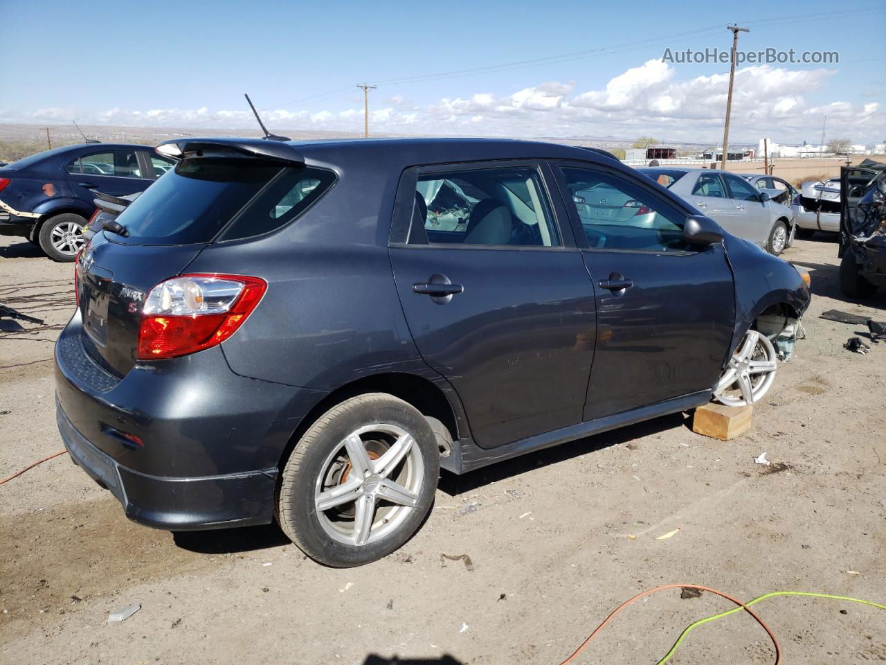 2010 Toyota Corolla Matrix S Charcoal vin: 2T1KE4EE3AC040795