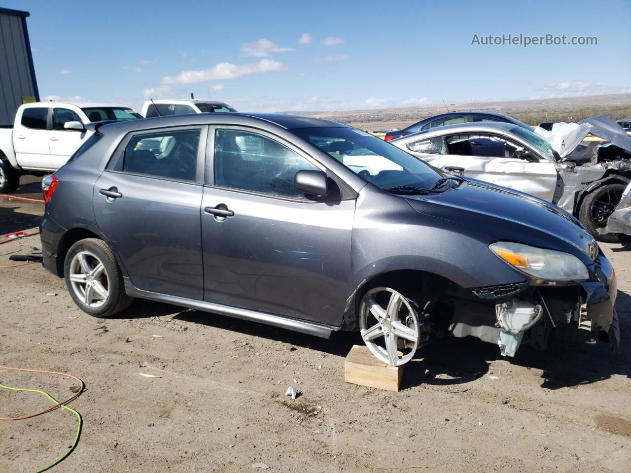 2010 Toyota Corolla Matrix S Charcoal vin: 2T1KE4EE3AC040795