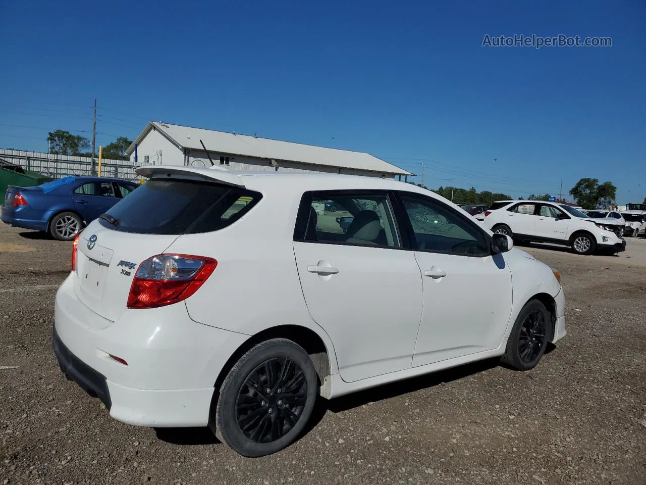 2010 Toyota Corolla Matrix S White vin: 2T1KE4EE4AC040966