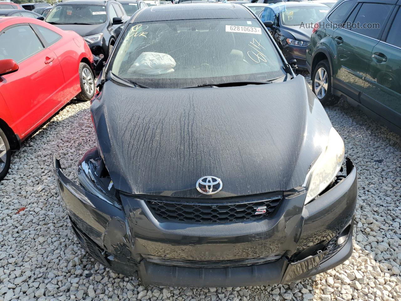 2010 Toyota Corolla Matrix S Black vin: 2T1KE4EE7AC037544