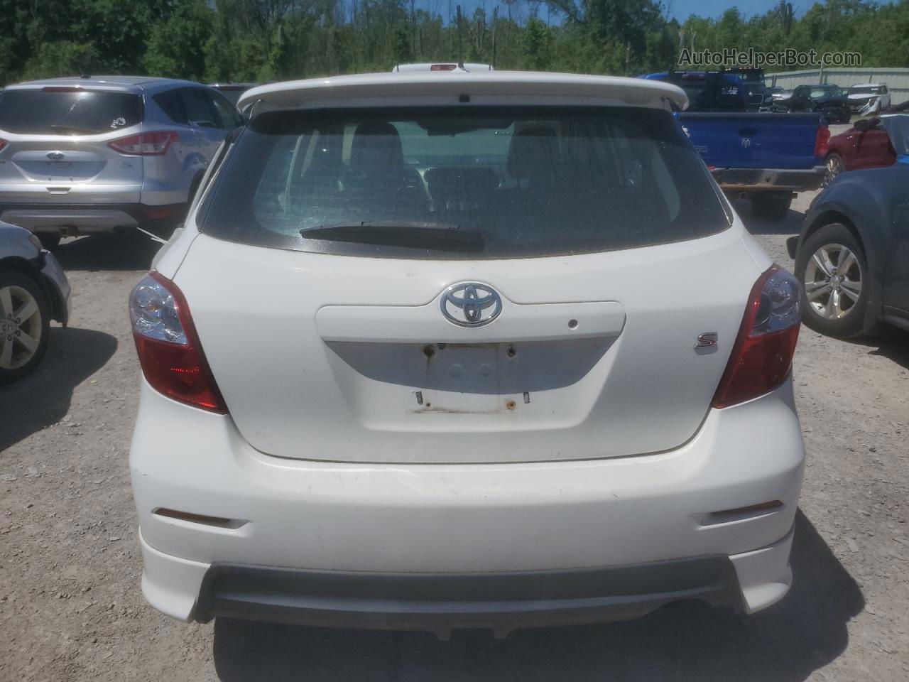 2010 Toyota Corolla Matrix S White vin: 2T1KE4EEXAC039983