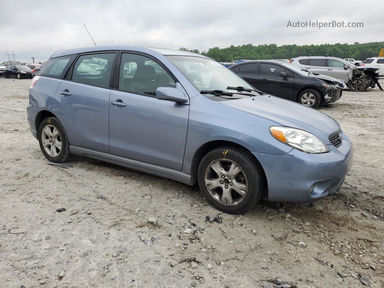 2005 Toyota Corolla Matrix Xr Blue vin: 2T1KR30E75C492843