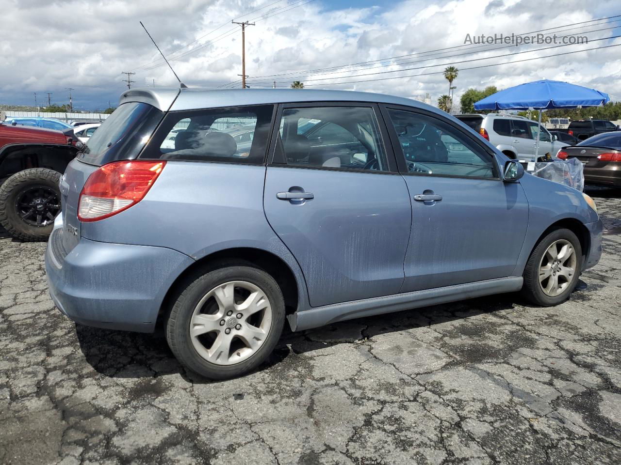 2004 Toyota Corolla Matrix Xr Blue vin: 2T1KR32E04C209159