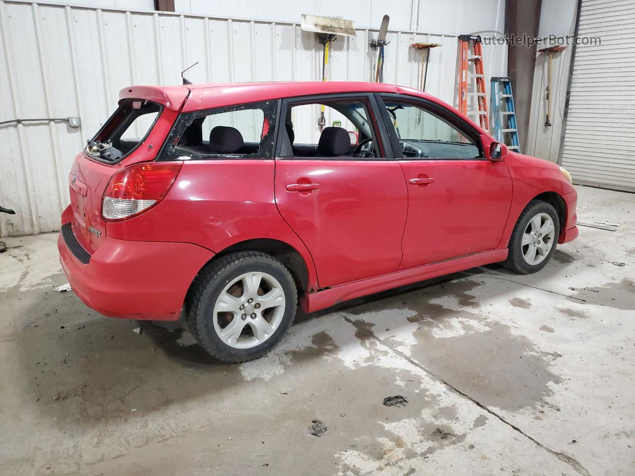 2004 Toyota Corolla Matrix Xr Red vin: 2T1KR32E04C210070