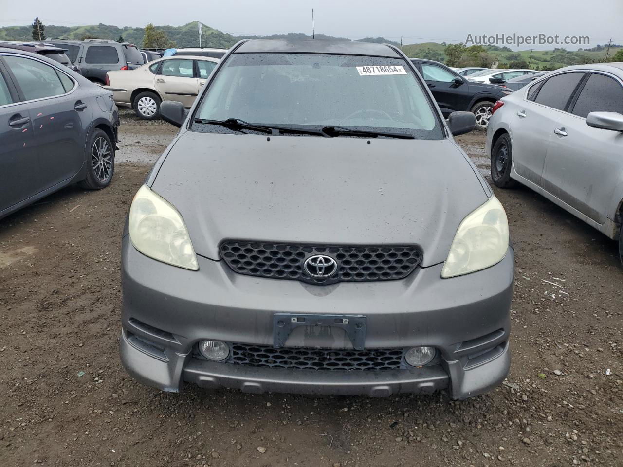 2004 Toyota Corolla Matrix Xr Gray vin: 2T1KR32E04C245210