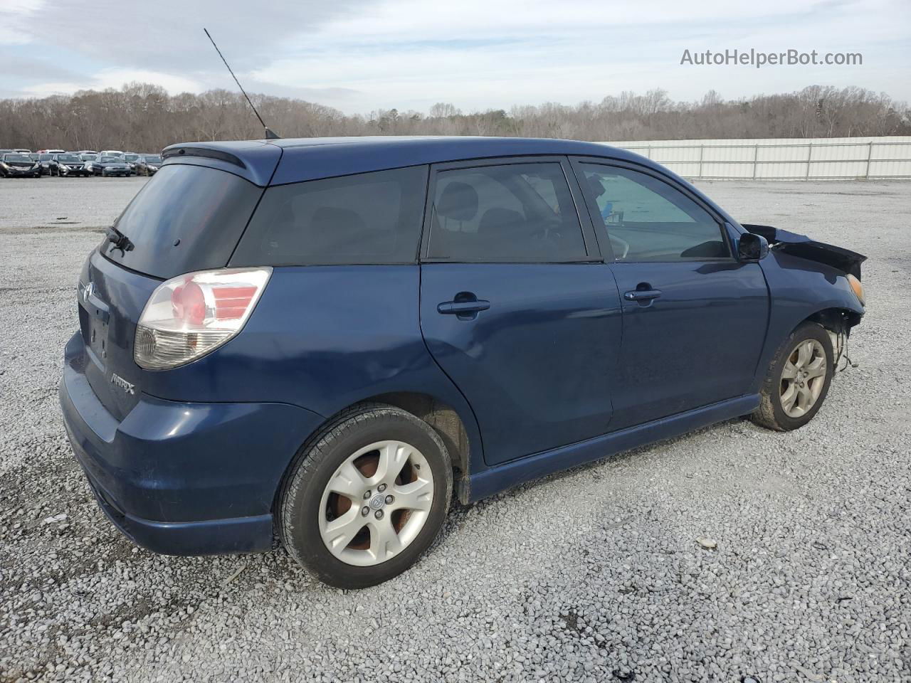 2005 Toyota Corolla Matrix Xr Blue vin: 2T1KR32E05C336866