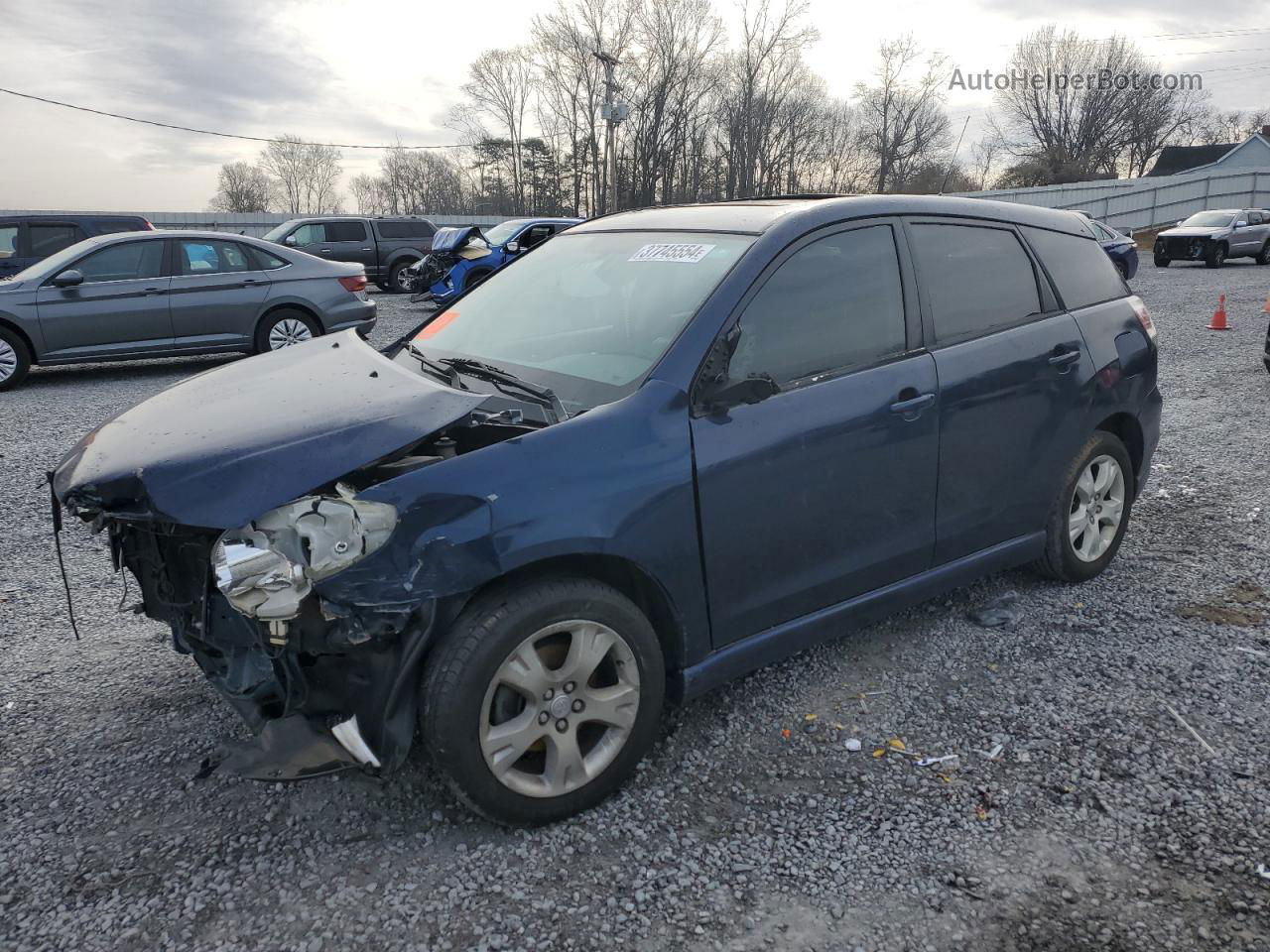 2005 Toyota Corolla Matrix Xr Blue vin: 2T1KR32E05C336866