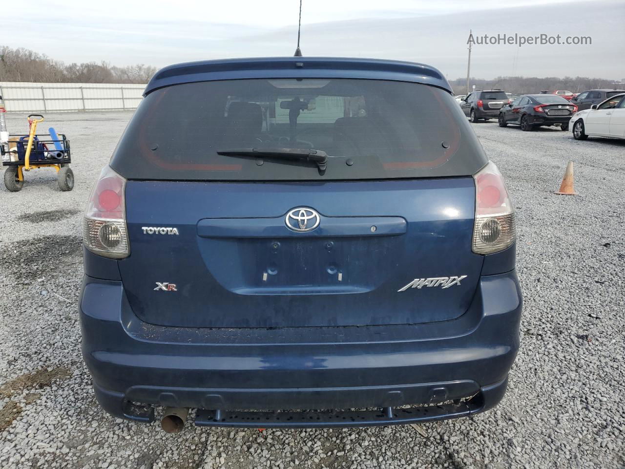 2005 Toyota Corolla Matrix Xr Blue vin: 2T1KR32E05C336866