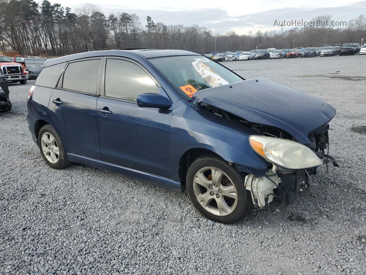 2005 Toyota Corolla Matrix Xr Blue vin: 2T1KR32E05C336866