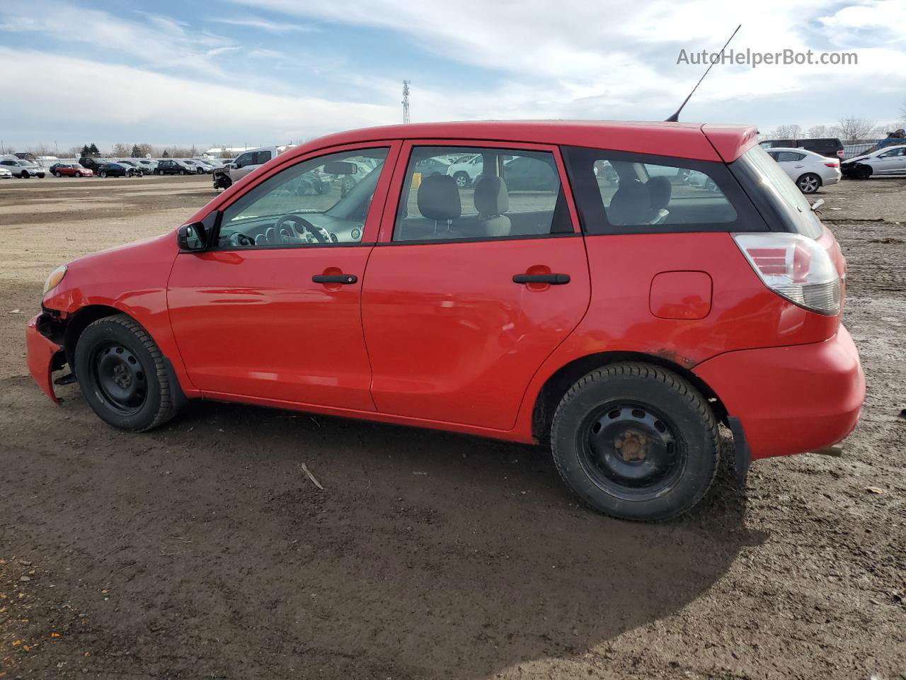 2008 Toyota Corolla Matrix Xr Red vin: 2T1KR32E08C701275