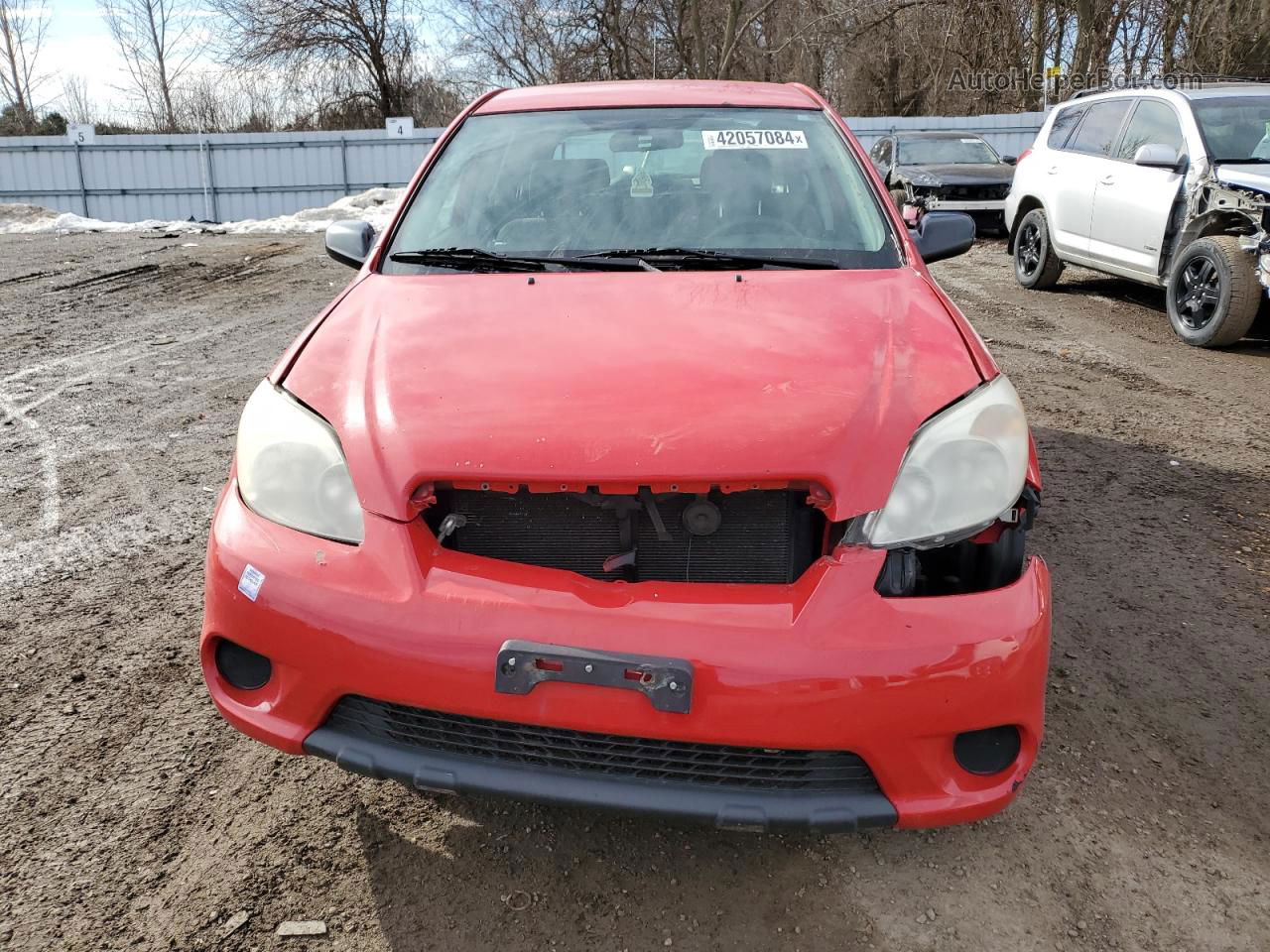 2008 Toyota Corolla Matrix Xr Red vin: 2T1KR32E08C701275