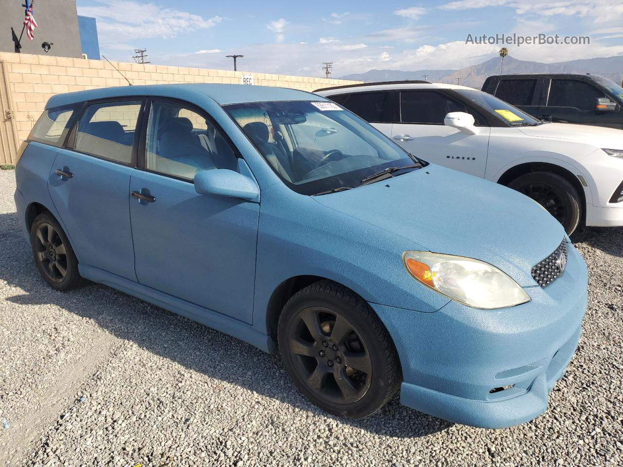 2003 Toyota Corolla Matrix Xr Blue vin: 2T1KR32E13C011088