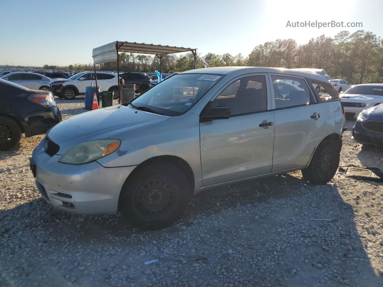 2004 Toyota Corolla Matrix Xr Silver vin: 2T1KR32E14C169254