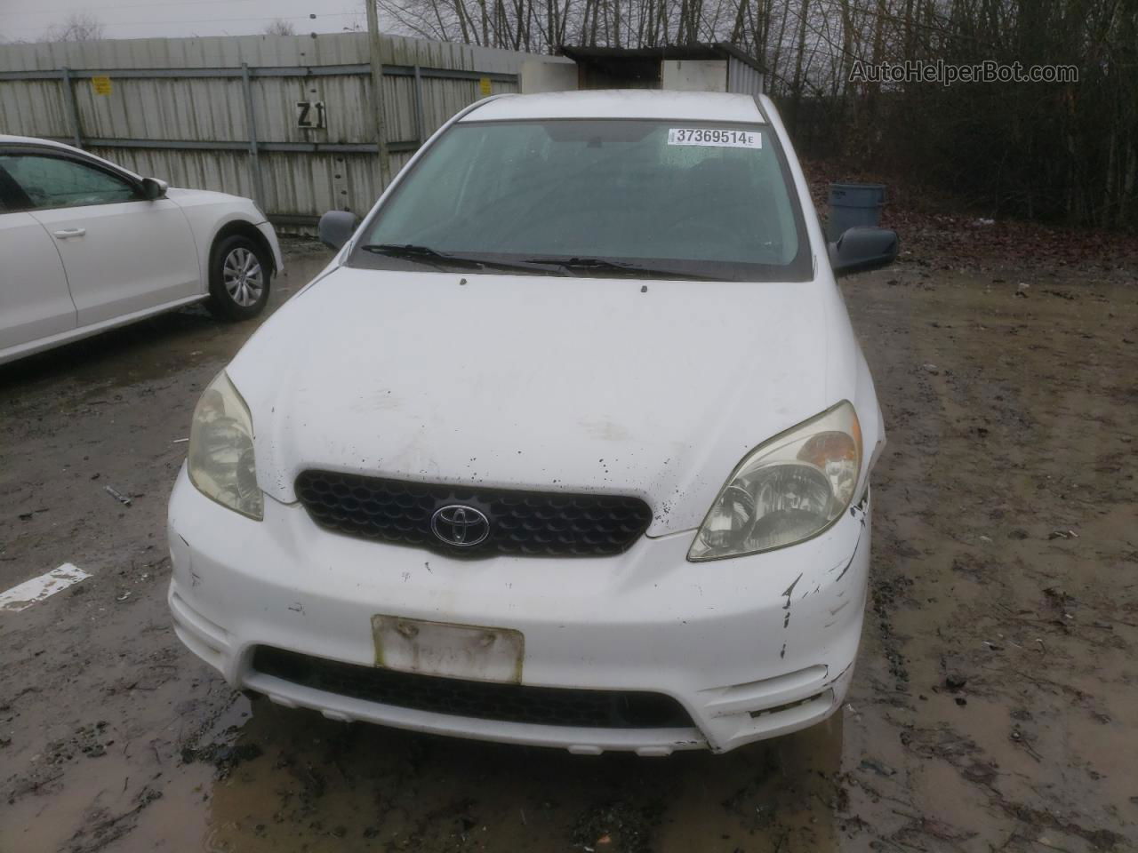 2004 Toyota Corolla Matrix Xr White vin: 2T1KR32E14C216380