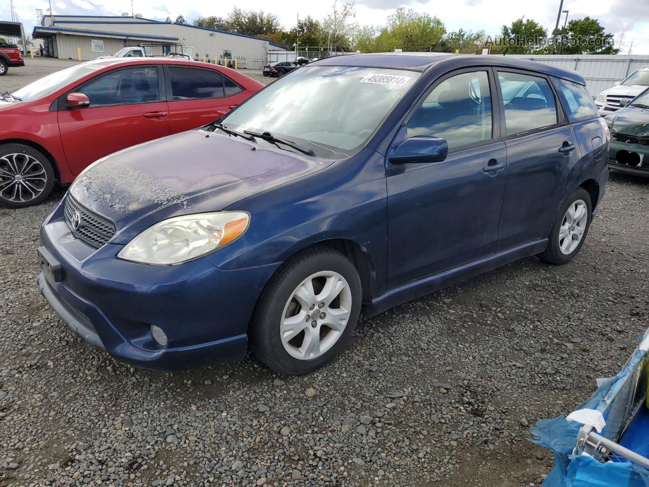 2005 Toyota Corolla Matrix Xr Blue vin: 2T1KR32E15C336245