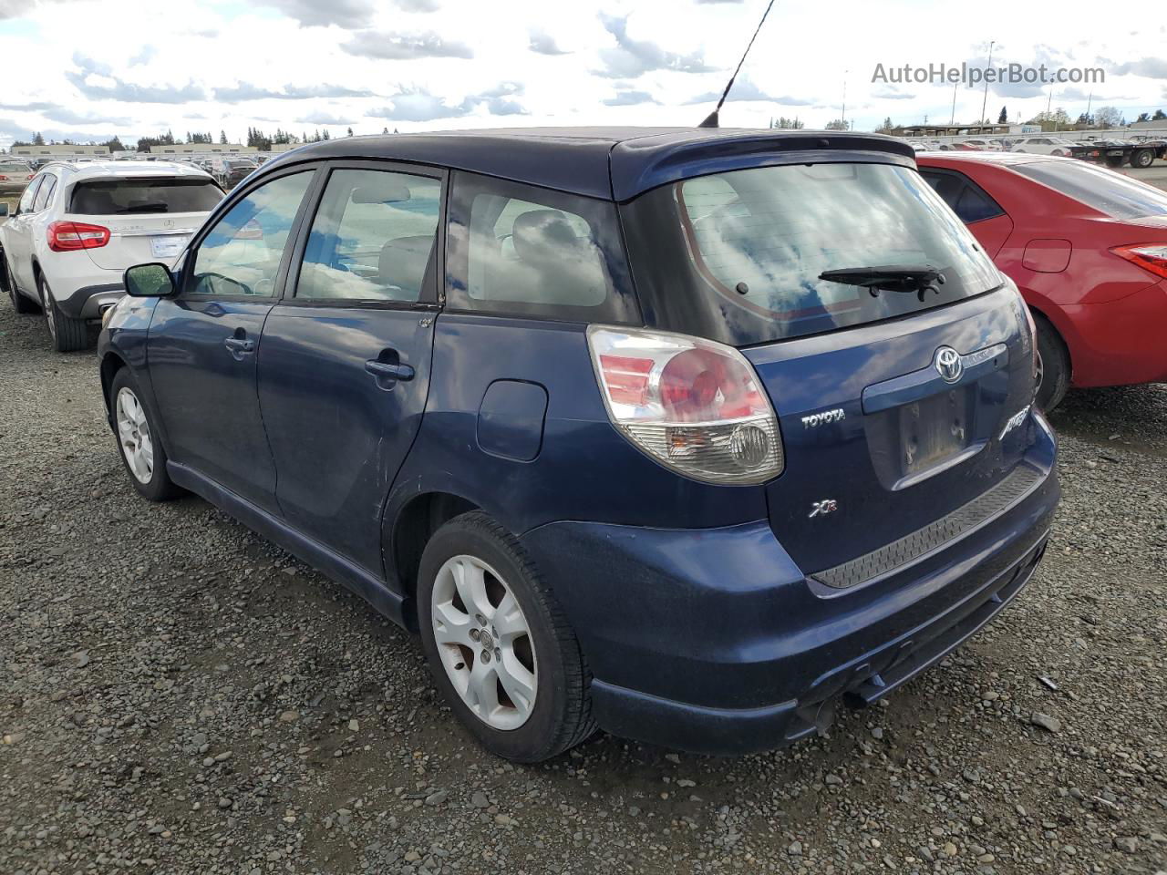 2005 Toyota Corolla Matrix Xr Blue vin: 2T1KR32E15C336245