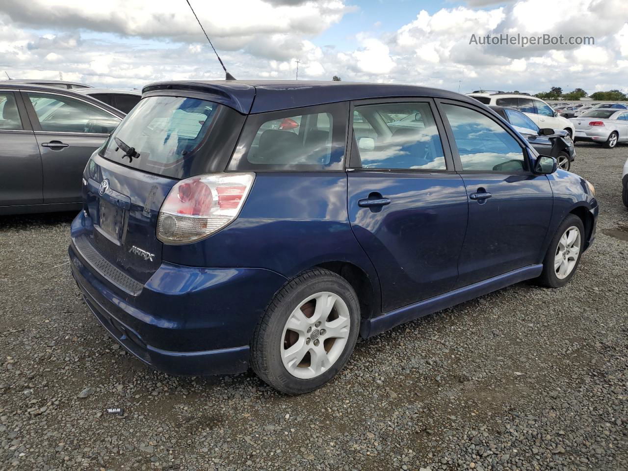 2005 Toyota Corolla Matrix Xr Blue vin: 2T1KR32E15C336245