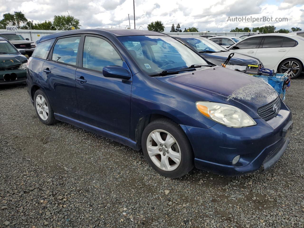 2005 Toyota Corolla Matrix Xr Blue vin: 2T1KR32E15C336245