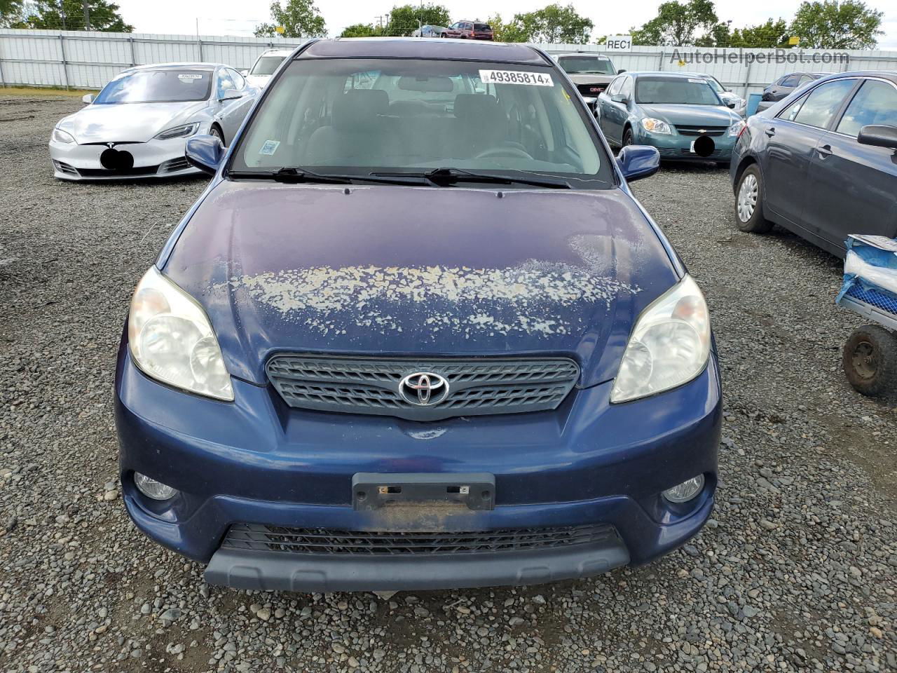 2005 Toyota Corolla Matrix Xr Blue vin: 2T1KR32E15C336245