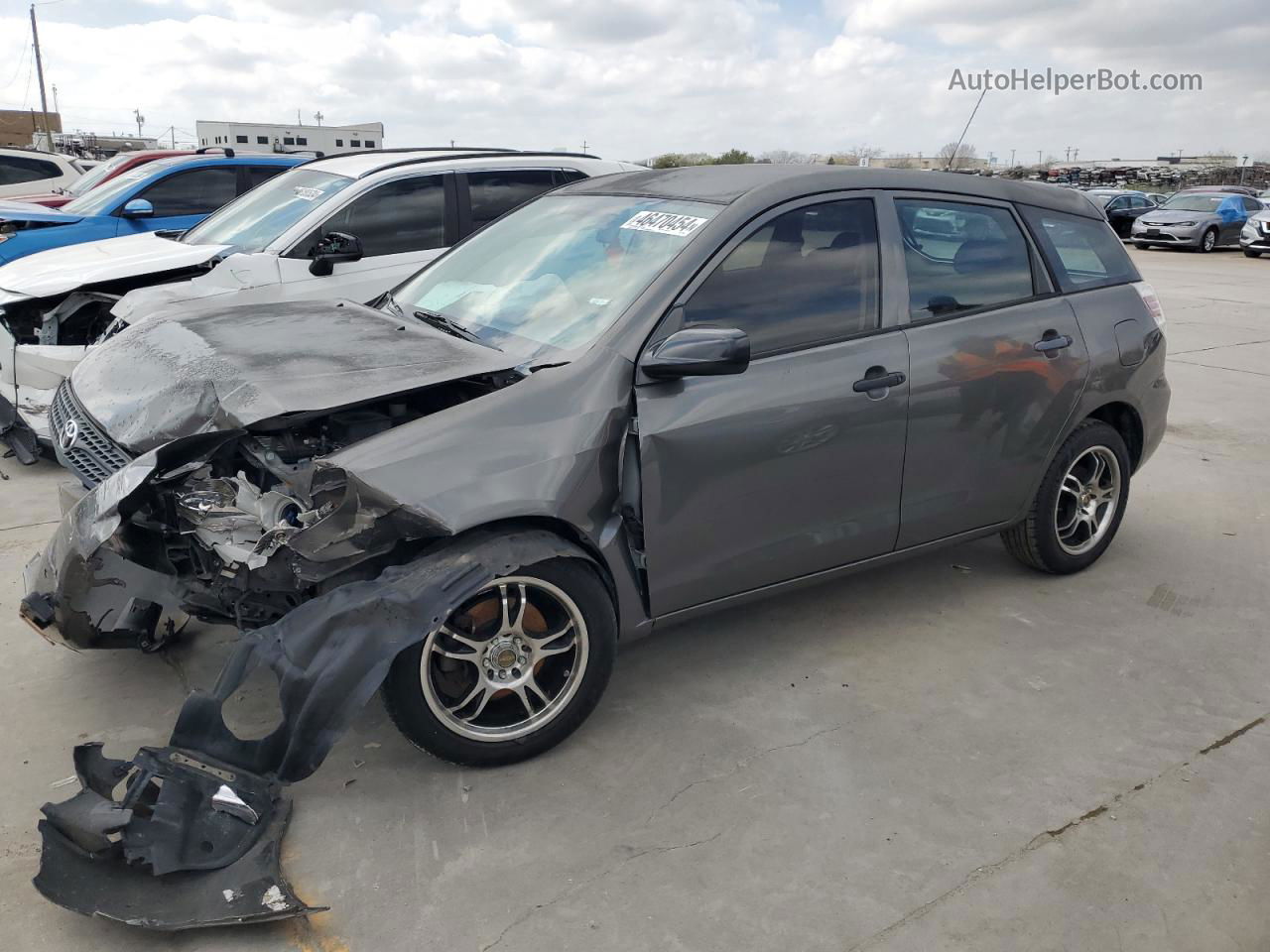 2008 Toyota Corolla Matrix Xr Gray vin: 2T1KR32E18C718683