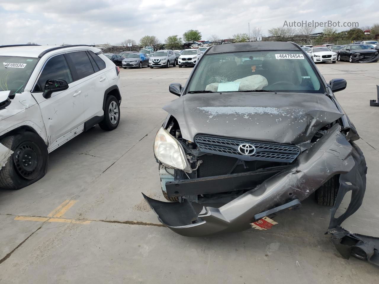 2008 Toyota Corolla Matrix Xr Gray vin: 2T1KR32E18C718683