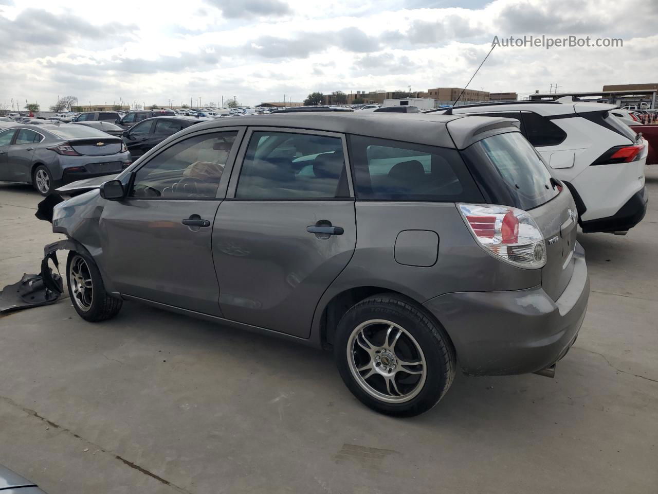 2008 Toyota Corolla Matrix Xr Gray vin: 2T1KR32E18C718683