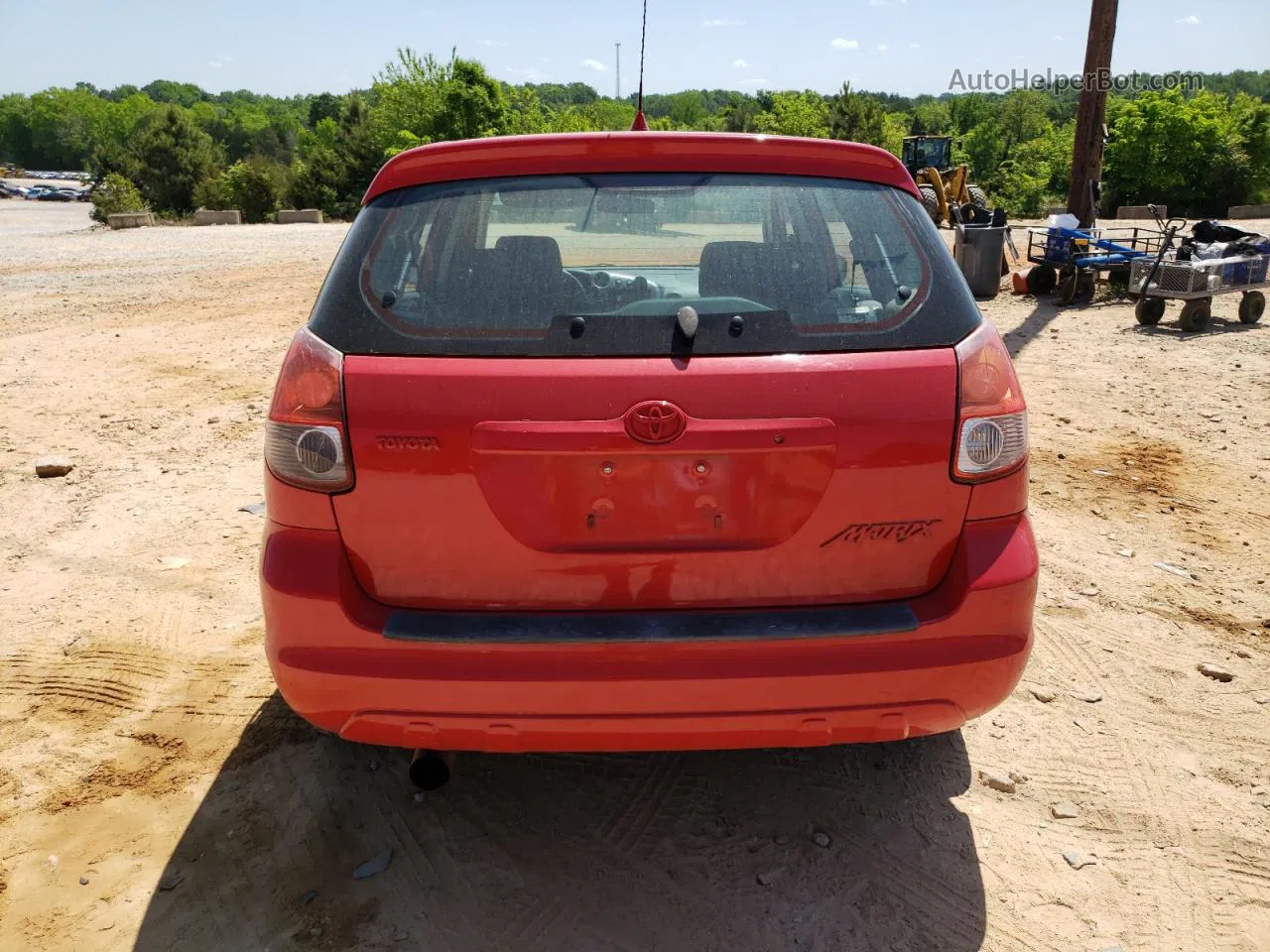 2003 Toyota Corolla Matrix Xr Red vin: 2T1KR32E23C046979