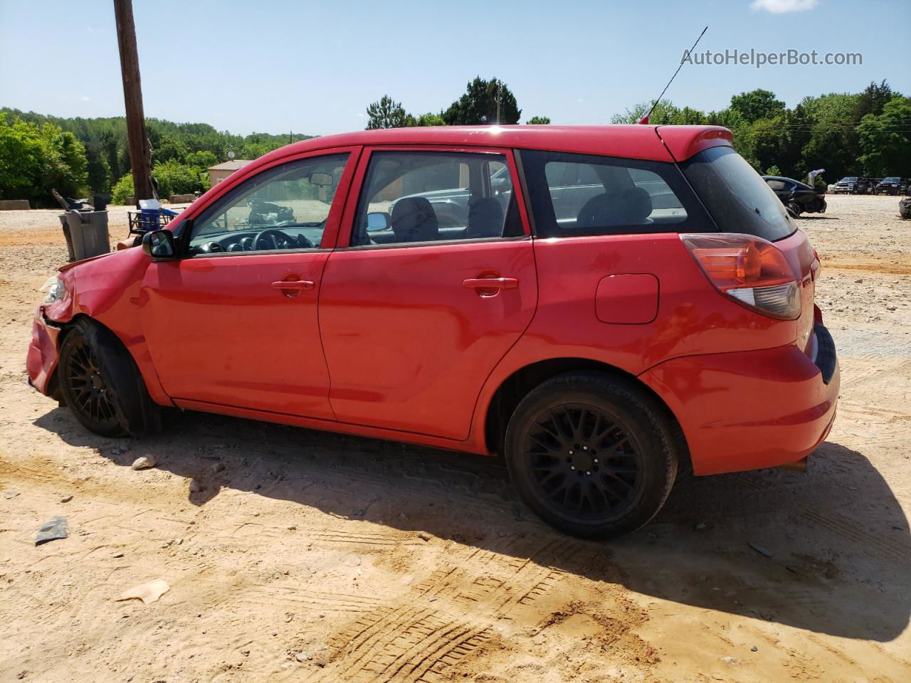 2003 Toyota Corolla Matrix Xr Red vin: 2T1KR32E23C046979