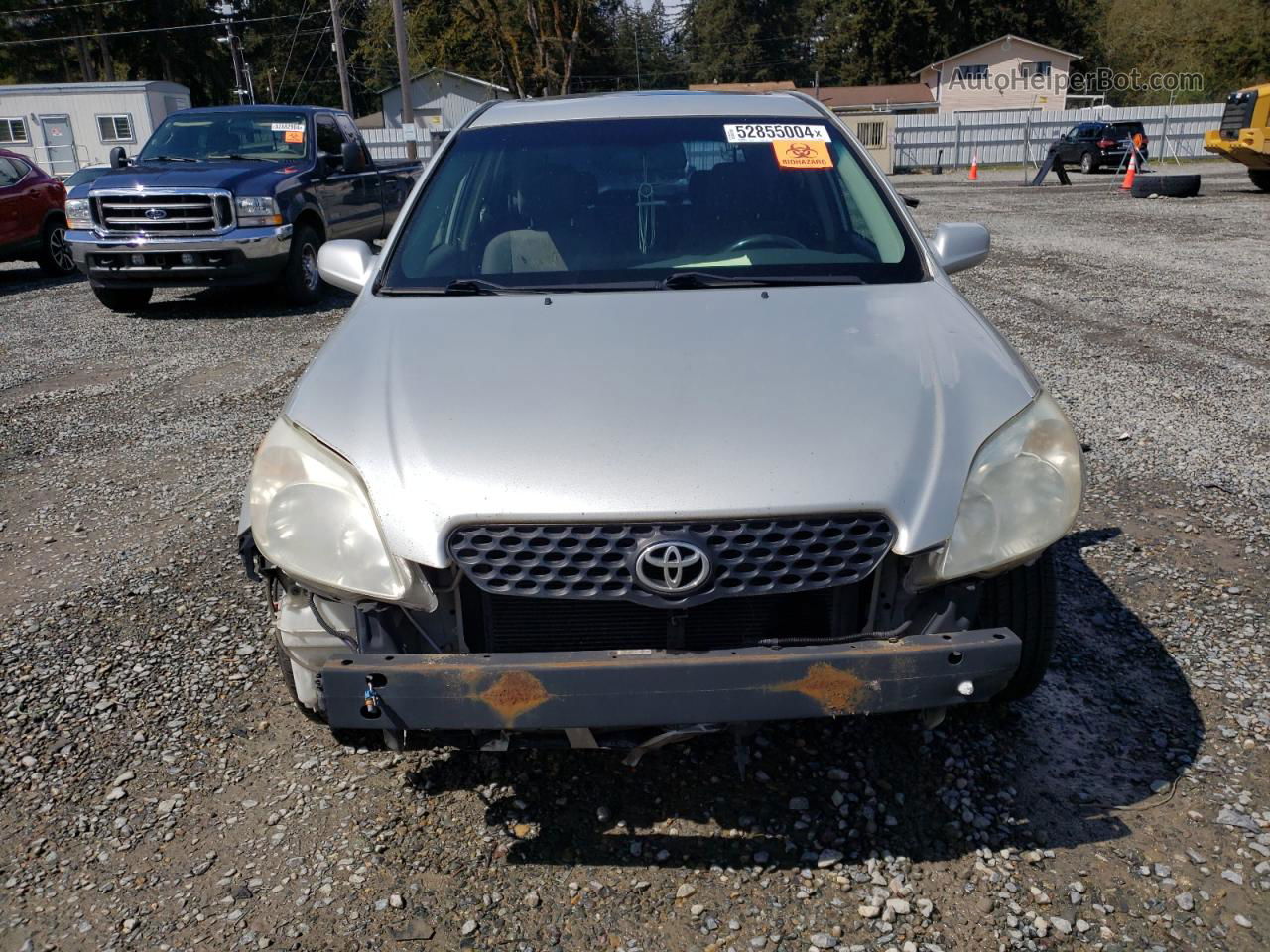 2003 Toyota Corolla Matrix Xr White vin: 2T1KR32E23C123284