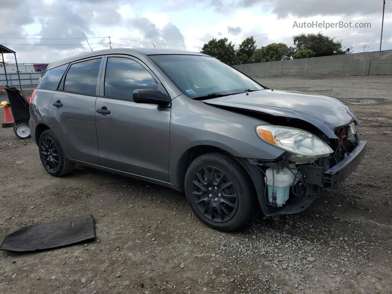 2004 Toyota Corolla Matrix Xr Gray vin: 2T1KR32E24C316004