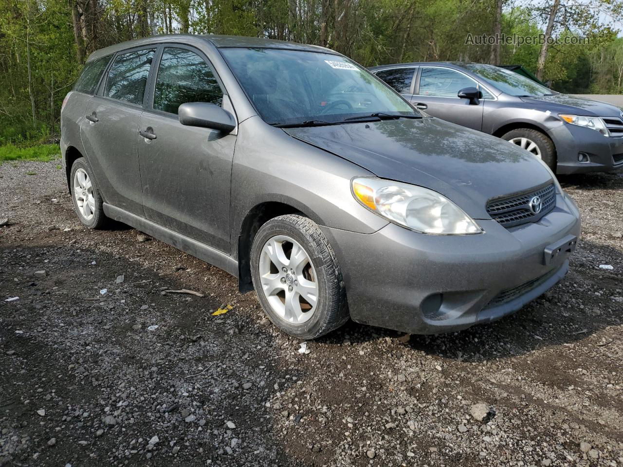 2008 Toyota Corolla Matrix Xr Серый vin: 2T1KR32E28C696855