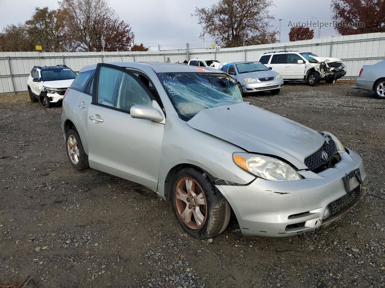 2003 Toyota Corolla Matrix Xr White vin: 2T1KR32E33C080607