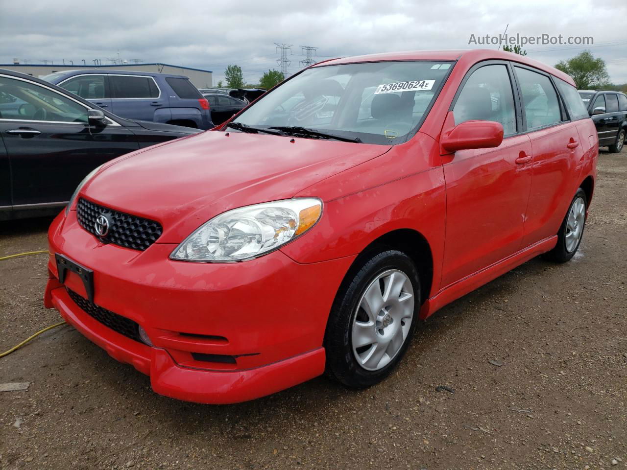 2004 Toyota Corolla Matrix Xr Red vin: 2T1KR32E34C176450