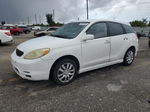 2004 Toyota Corolla Matrix Xr White vin: 2T1KR32E34C176769