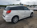 2004 Toyota Corolla Matrix Xr White vin: 2T1KR32E34C176769