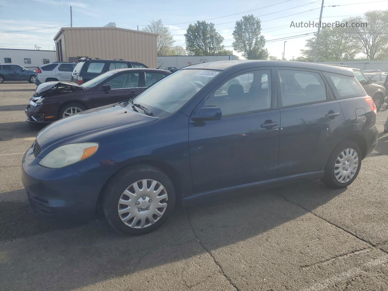 2004 Toyota Corolla Matrix Xr Blue vin: 2T1KR32E34C218034