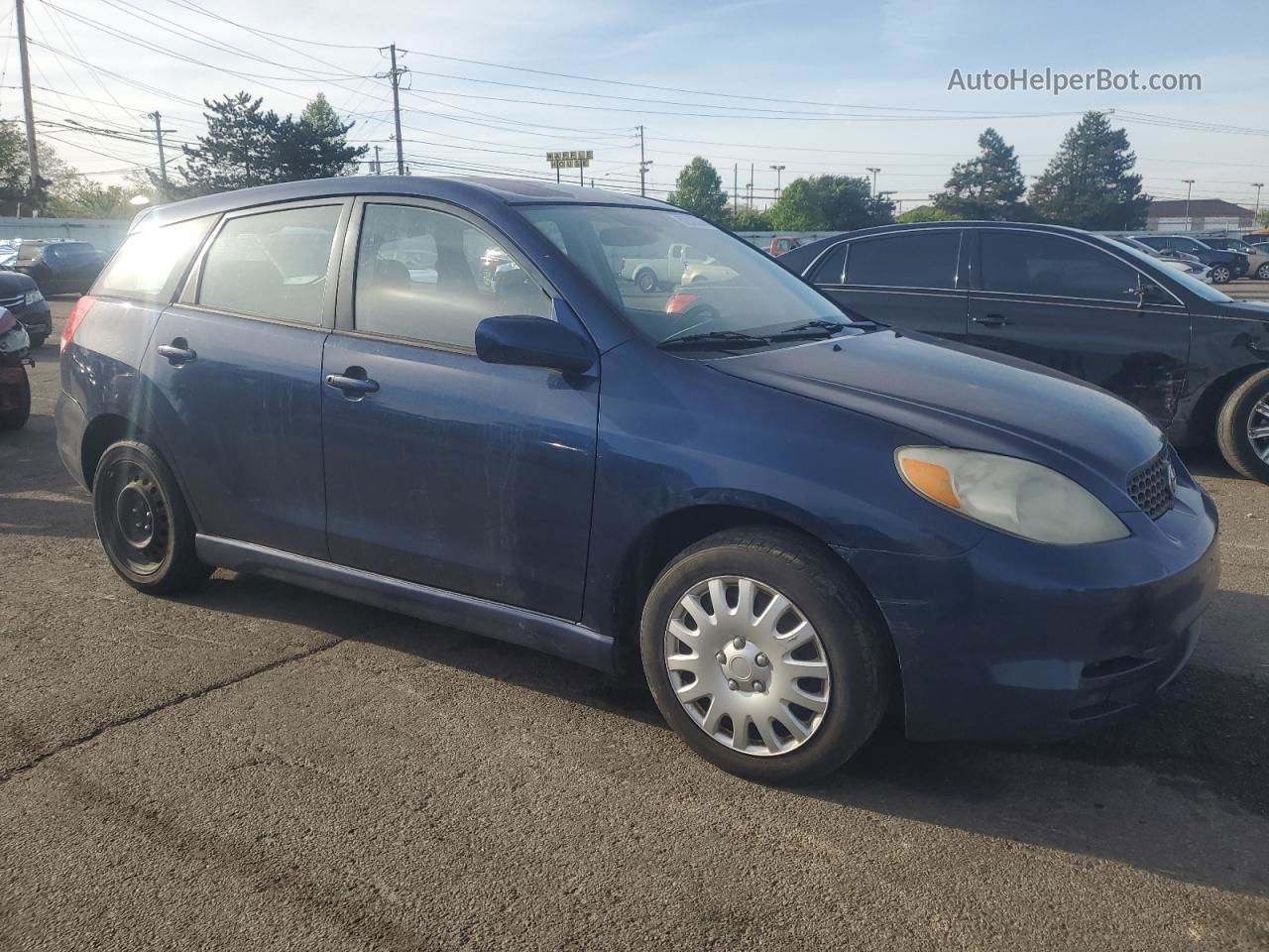 2004 Toyota Corolla Matrix Xr Blue vin: 2T1KR32E34C218034