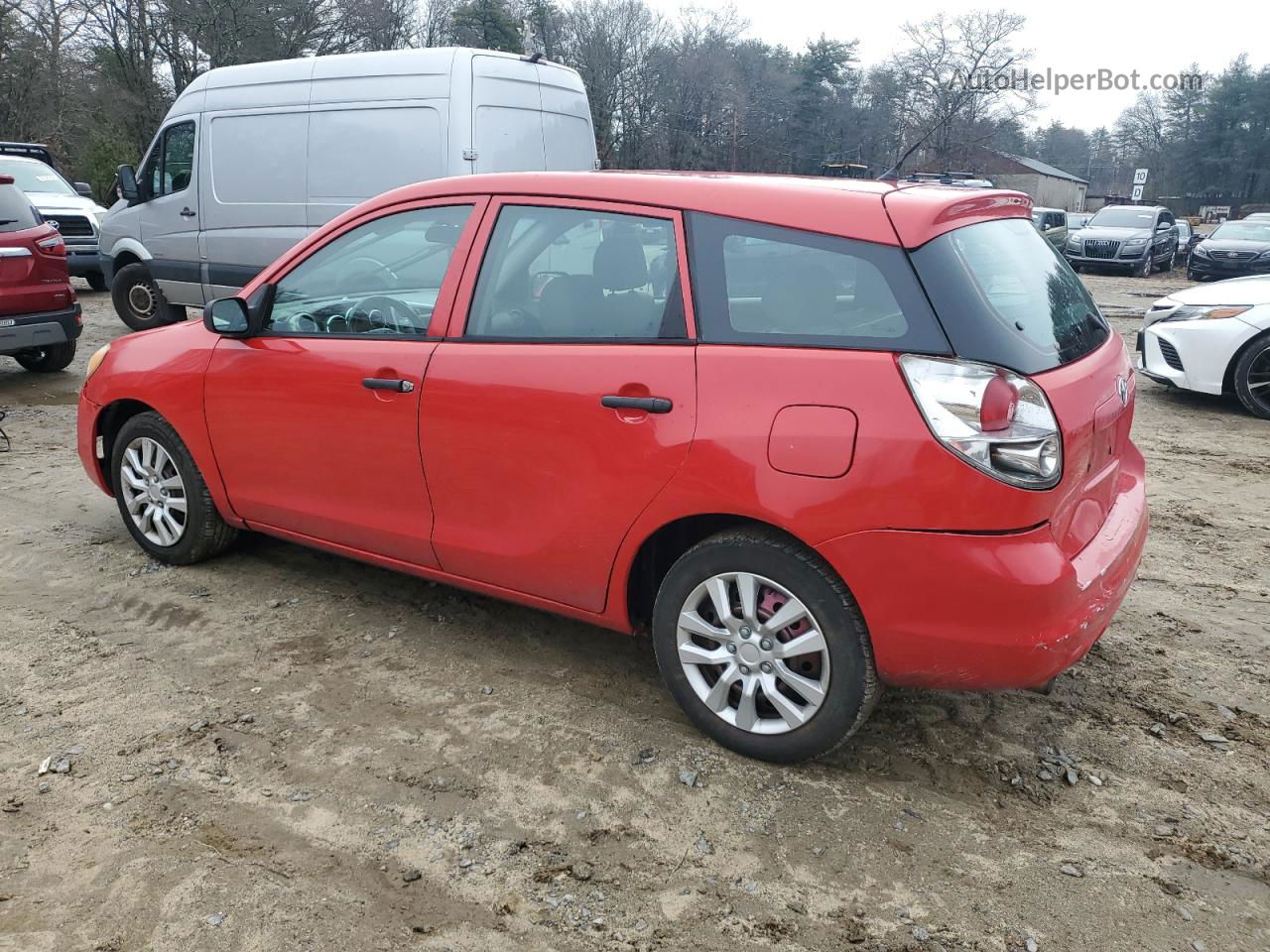 2008 Toyota Corolla Matrix Xr Красный vin: 2T1KR32E38C693236