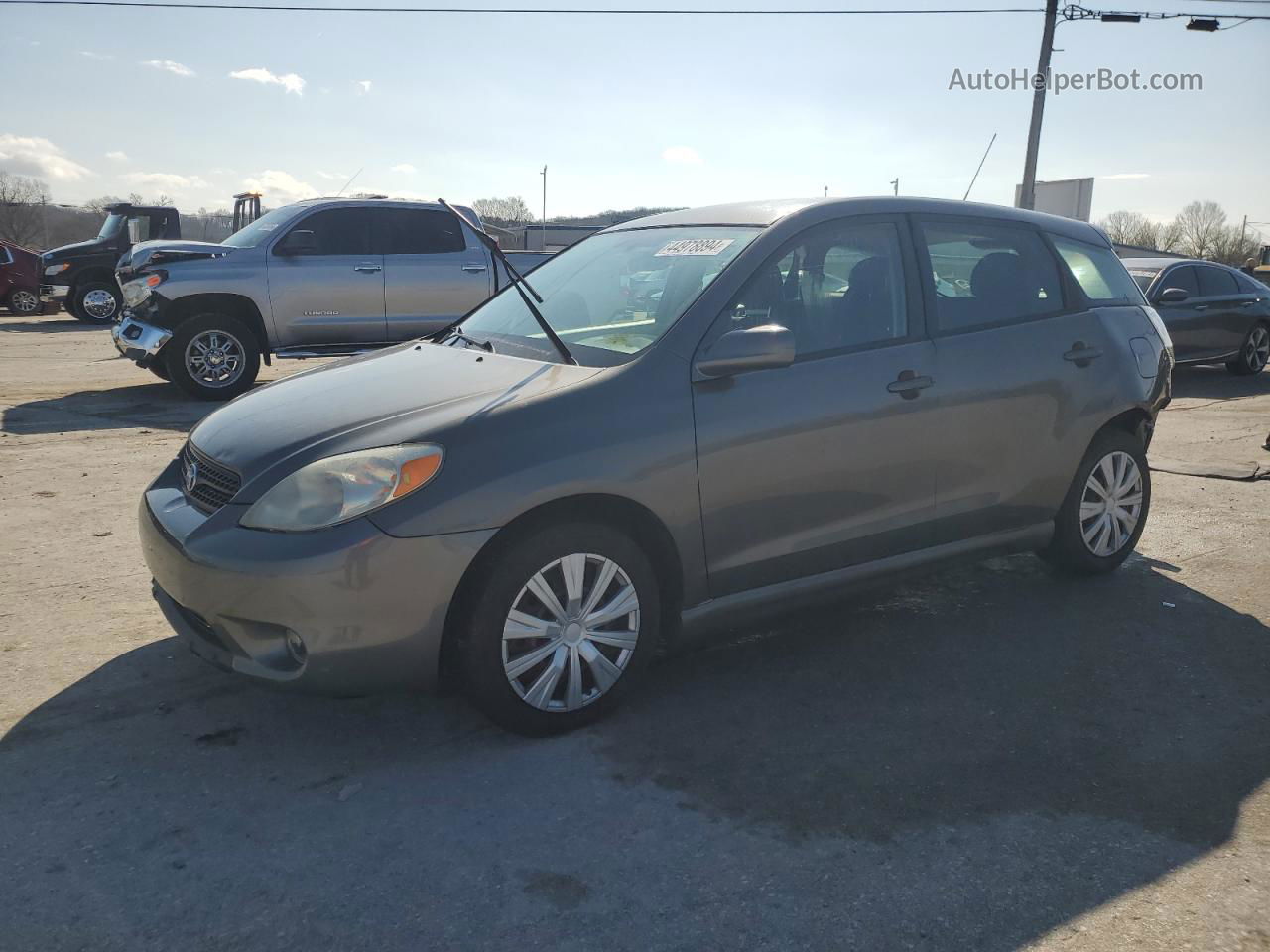 2008 Toyota Corolla Matrix Xr Gray vin: 2T1KR32E38C696413