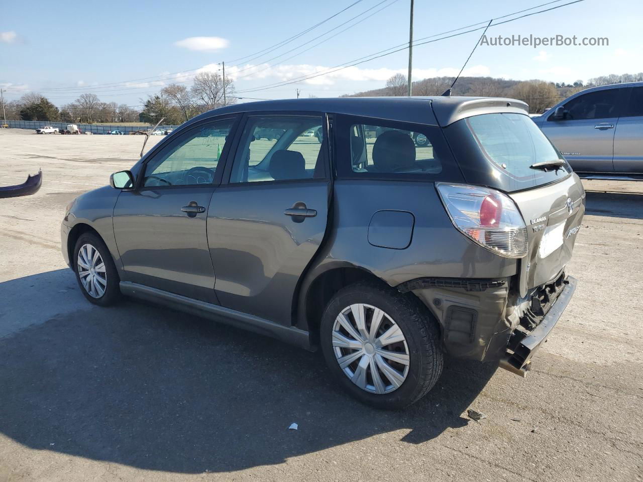 2008 Toyota Corolla Matrix Xr Gray vin: 2T1KR32E38C696413