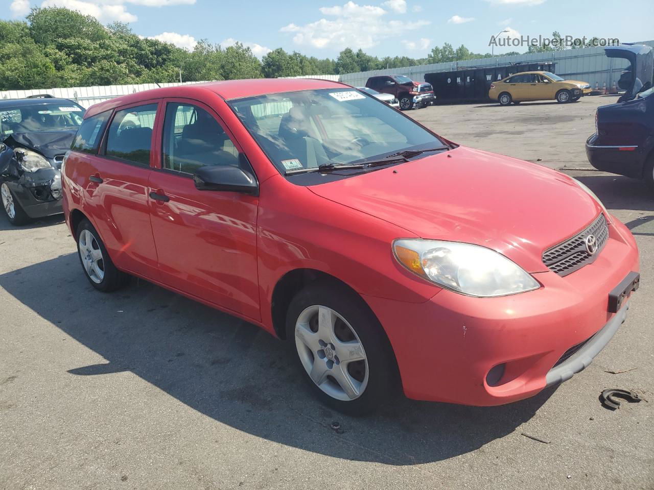 2008 Toyota Corolla Matrix Xr Red vin: 2T1KR32E38C719947