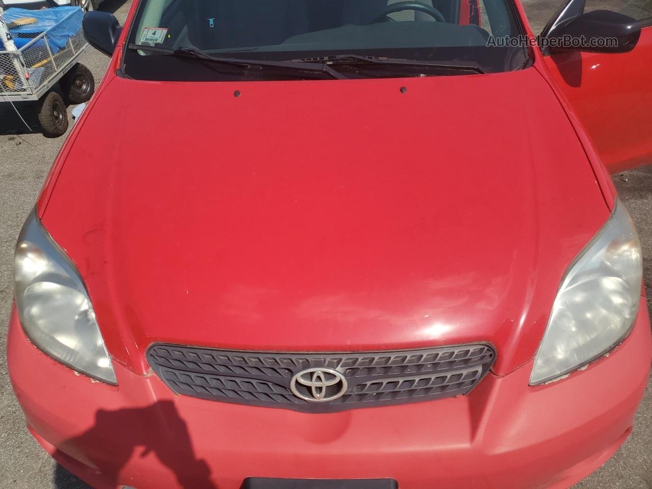 2008 Toyota Corolla Matrix Xr Red vin: 2T1KR32E38C719947