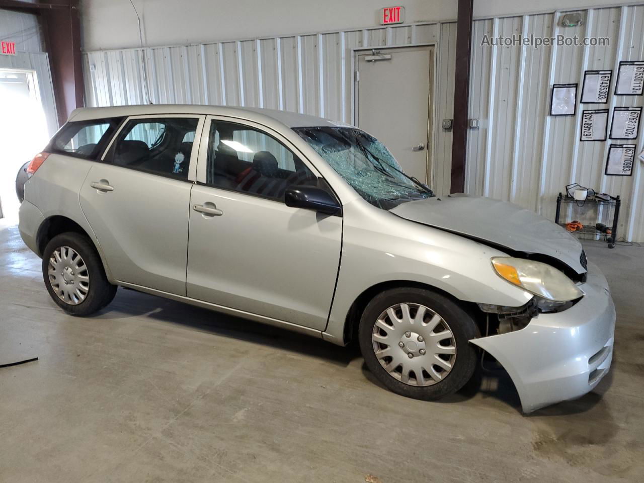 2003 Toyota Corolla Matrix Xr Silver vin: 2T1KR32E43C042352