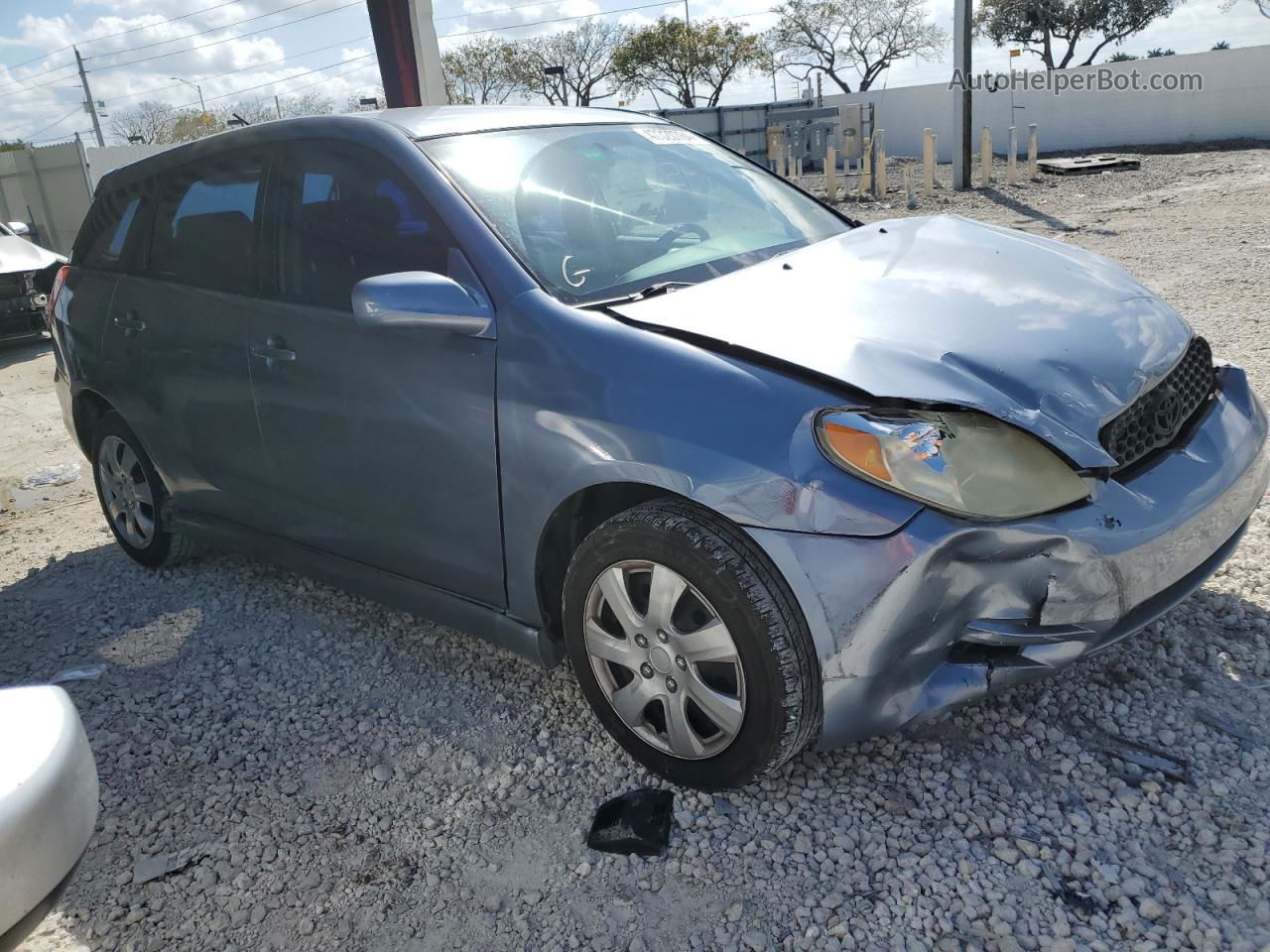 2004 Toyota Corolla Matrix Xr Blue vin: 2T1KR32E44C277531