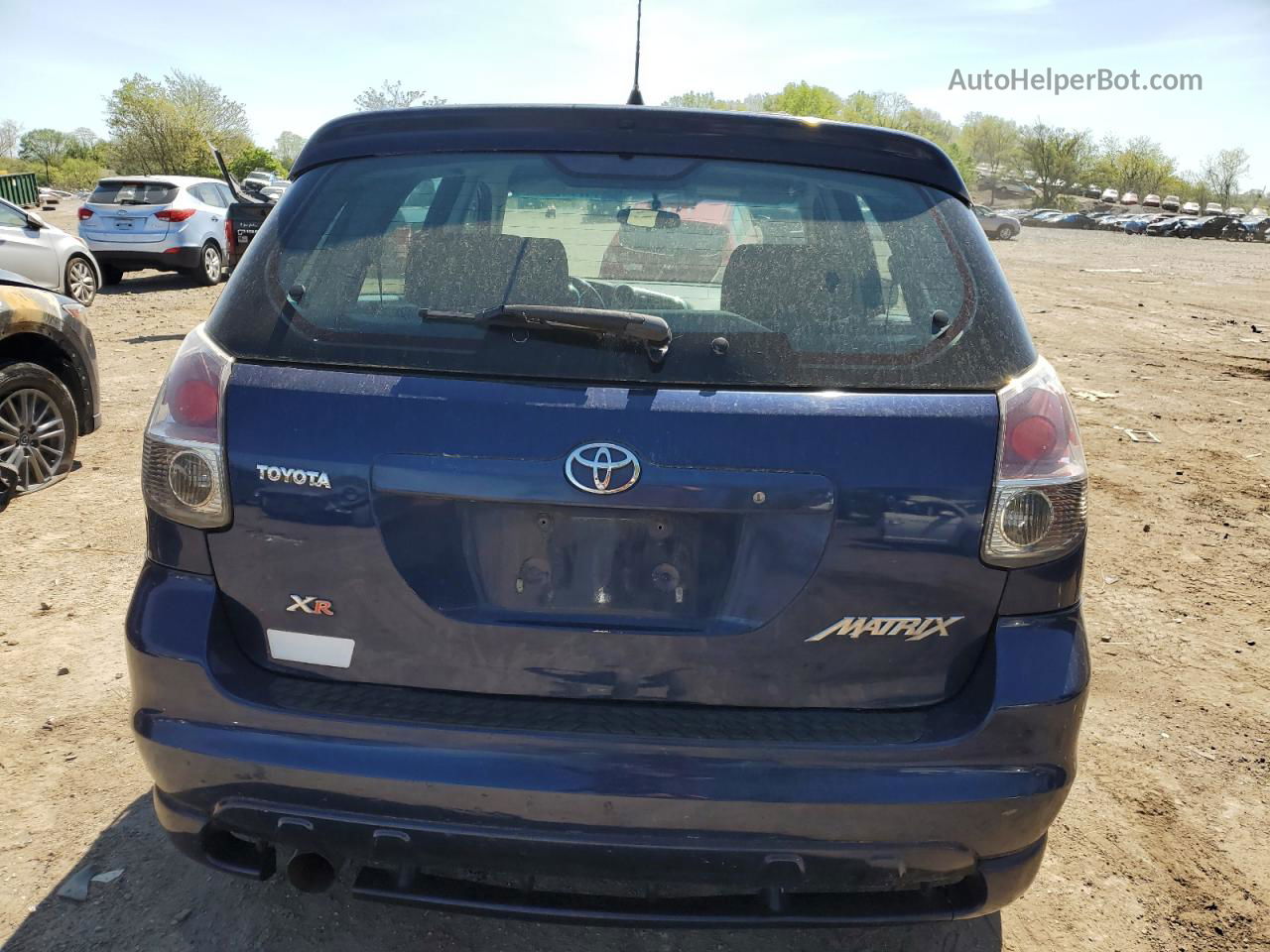 2005 Toyota Corolla Matrix Xr Blue vin: 2T1KR32E45C341911